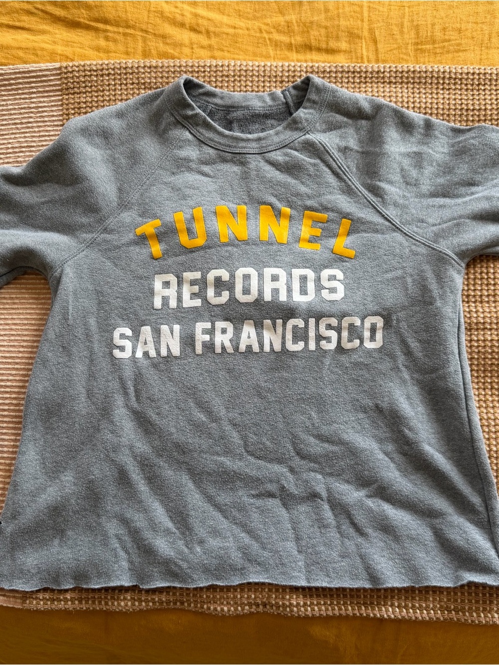 Tunnel Records Slightly Cropped San Francisco women’s Crewneck Sweatshirt